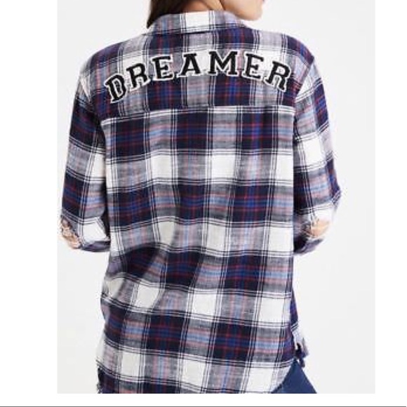 American Eagle Outfitters Tops - AMERICAN EAGLE "Dreamer" Flannel